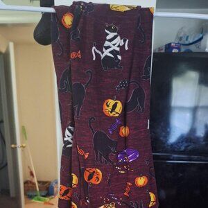 Black cat Halloween leggings